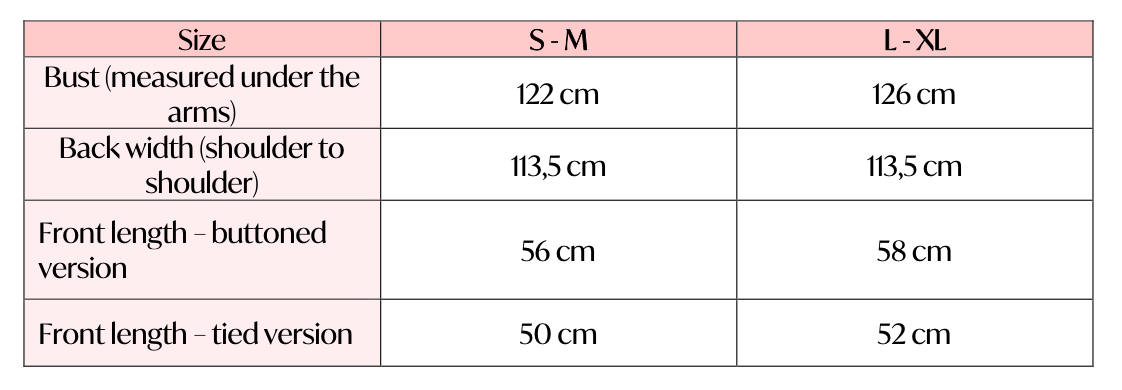 Solange shirt Pattern. ENGLISH