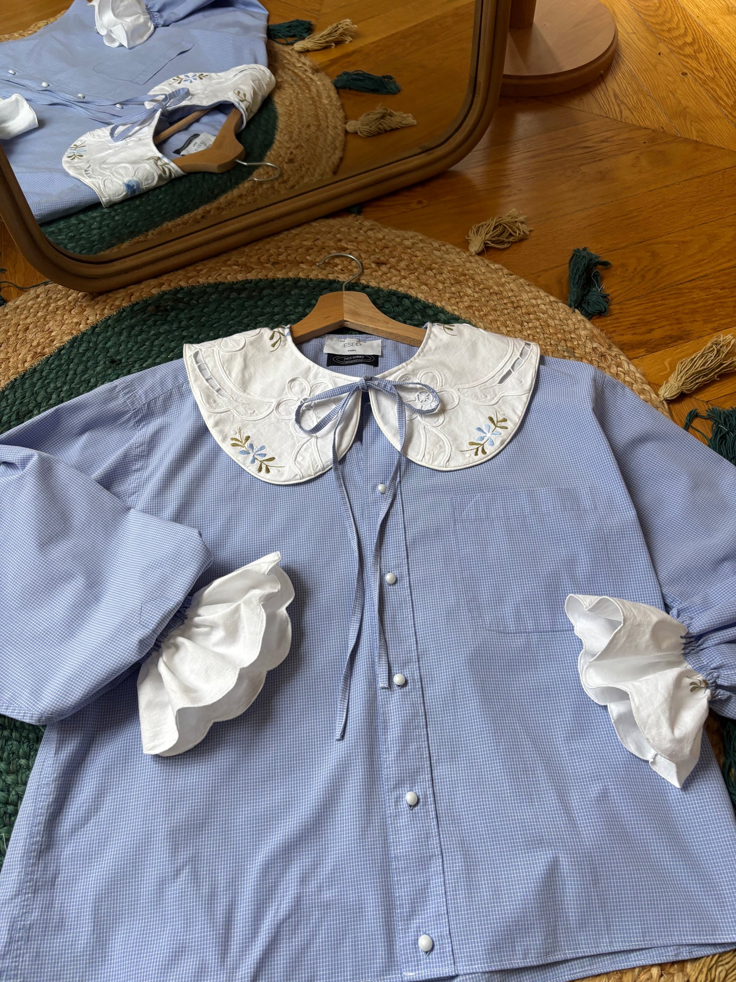 Col XL broderie vintage