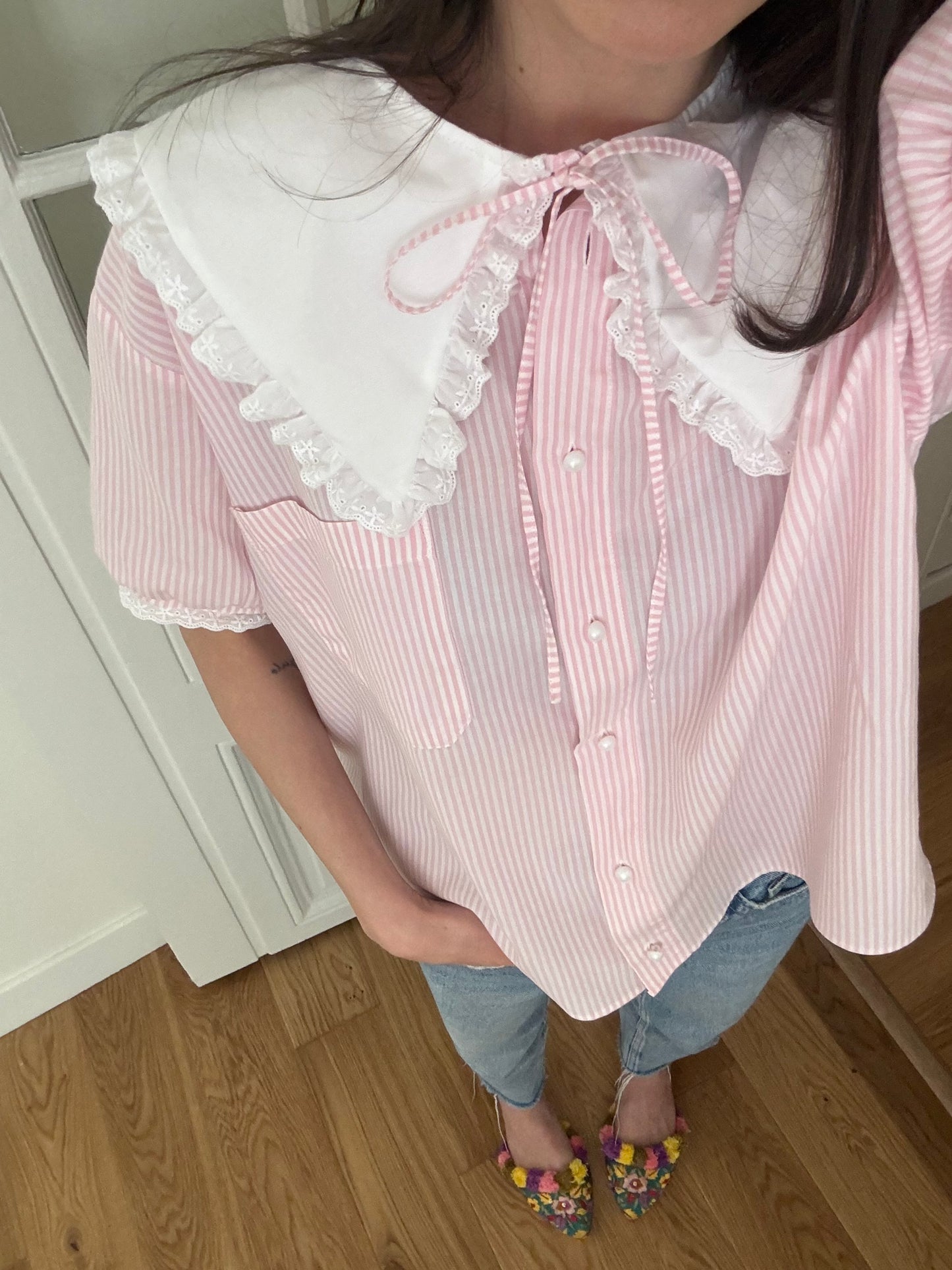 Solange col XL rose