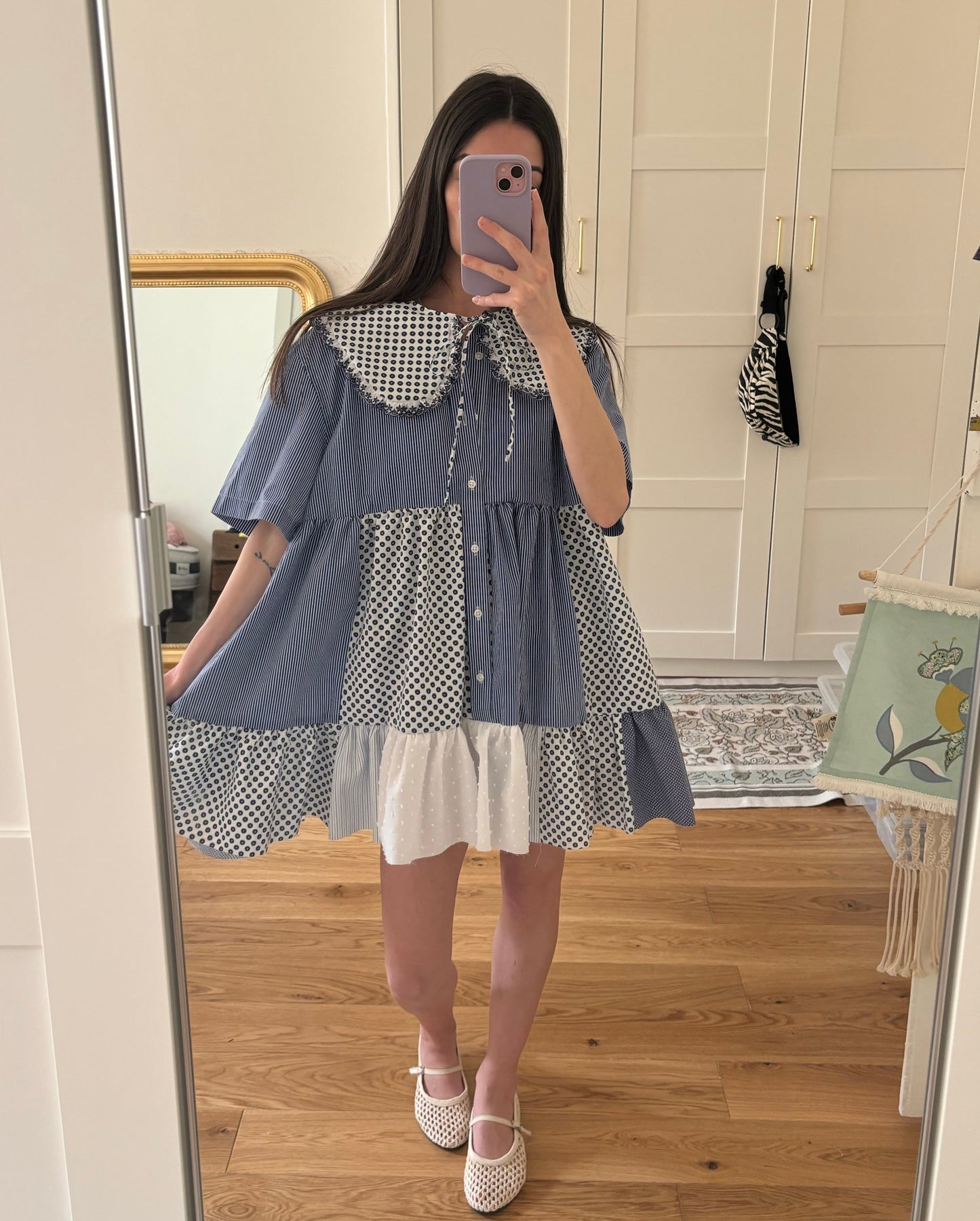 Robe baby doll col XL