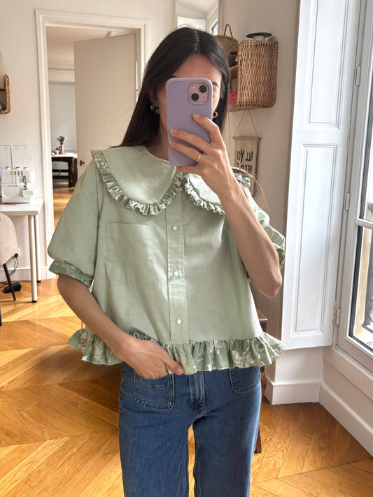 Solange col XL verte