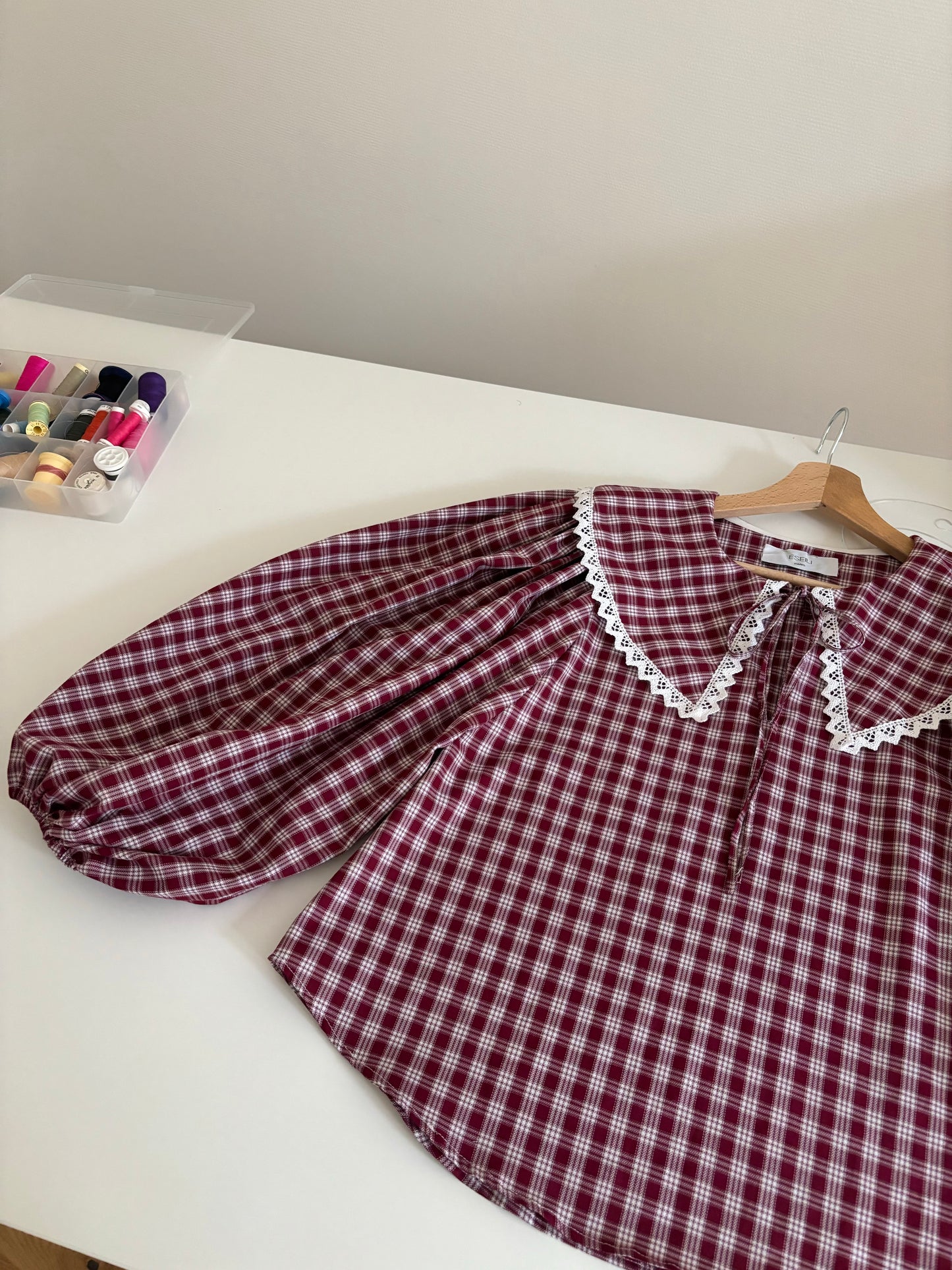 Blouse Emilie bordeaux