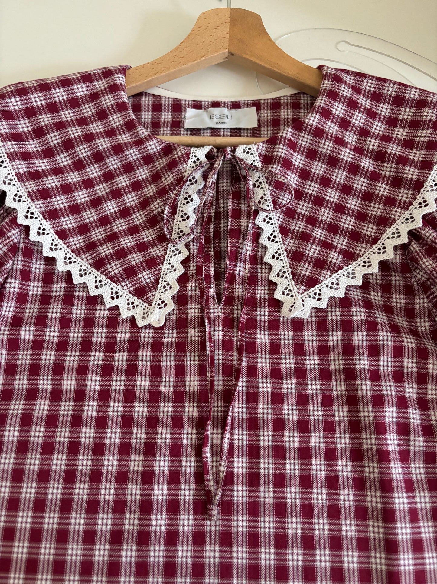 Blouse Emilie bordeaux