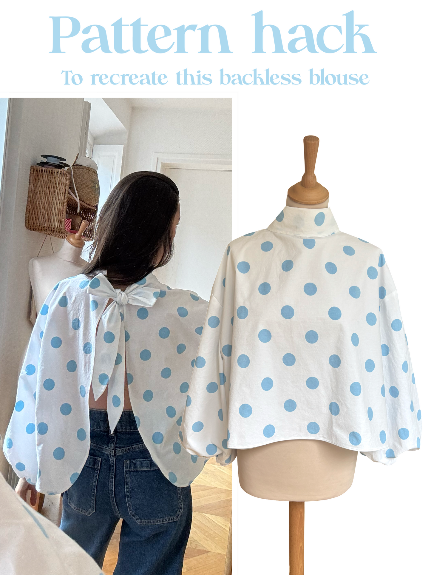 Solange shirt Pattern. ENGLISH