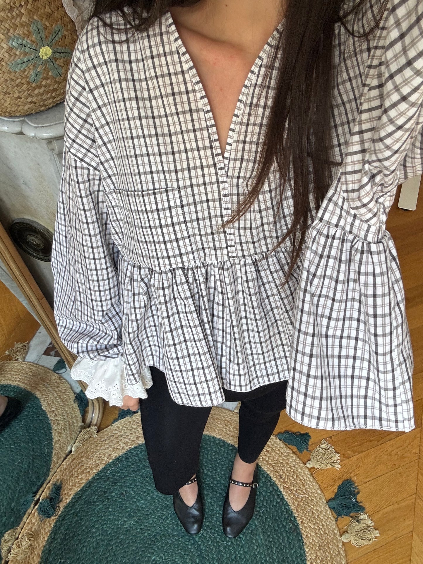 Blouse Vicky à carreaux