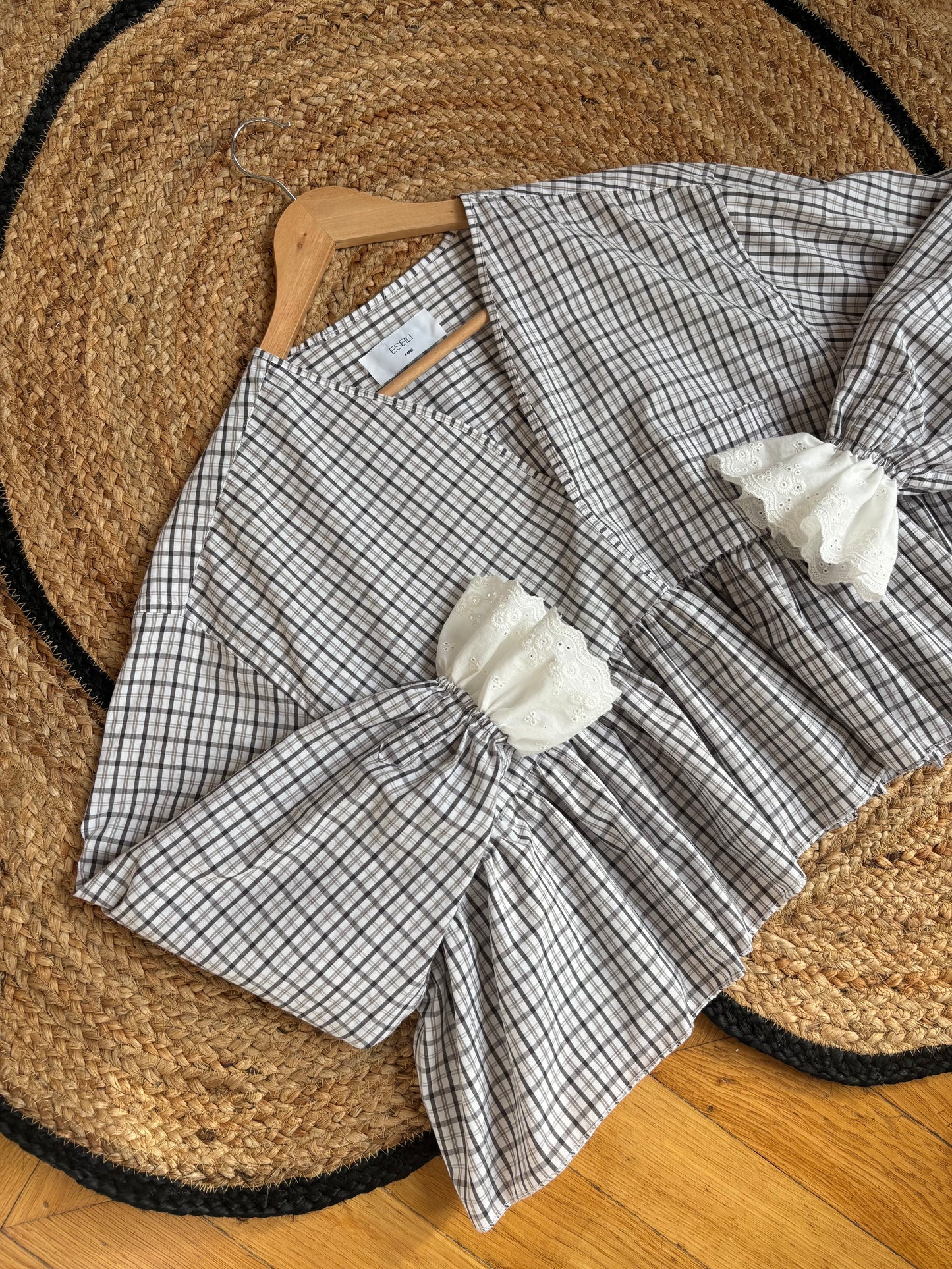 Blouse Vicky à carreaux