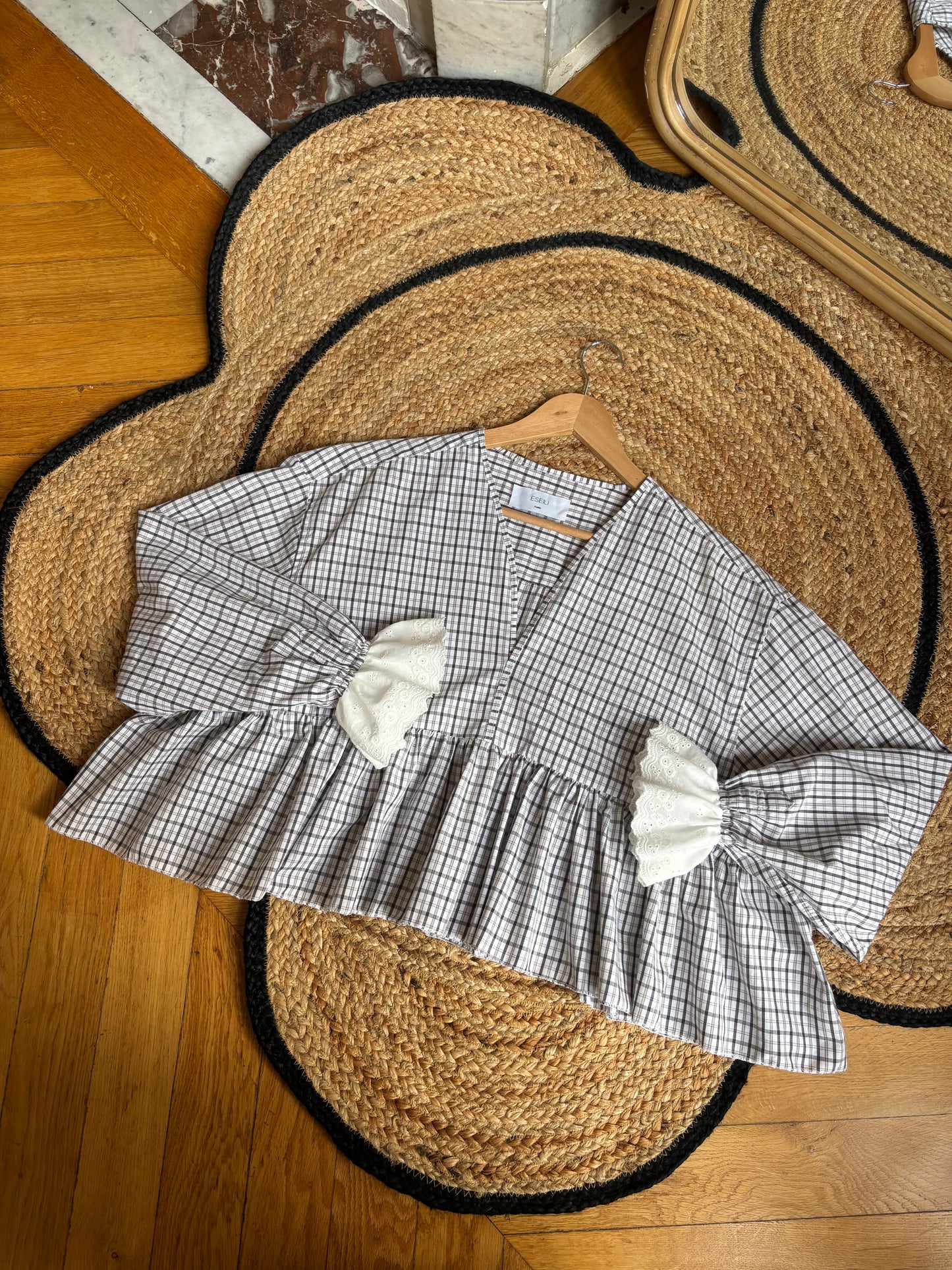 Blouse Vicky à carreaux