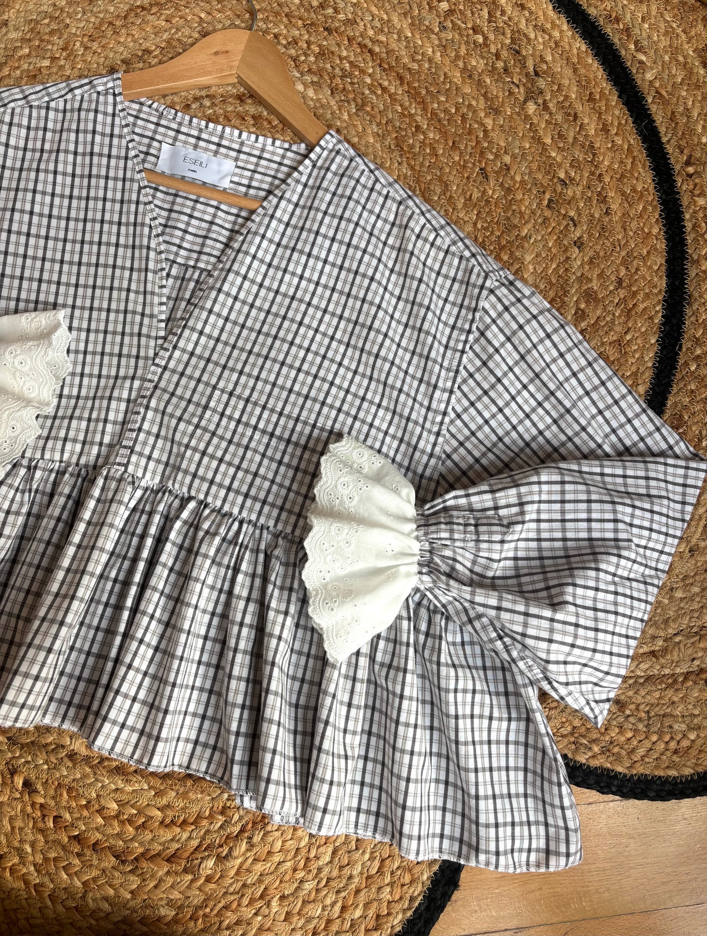 Blouse Vicky à carreaux